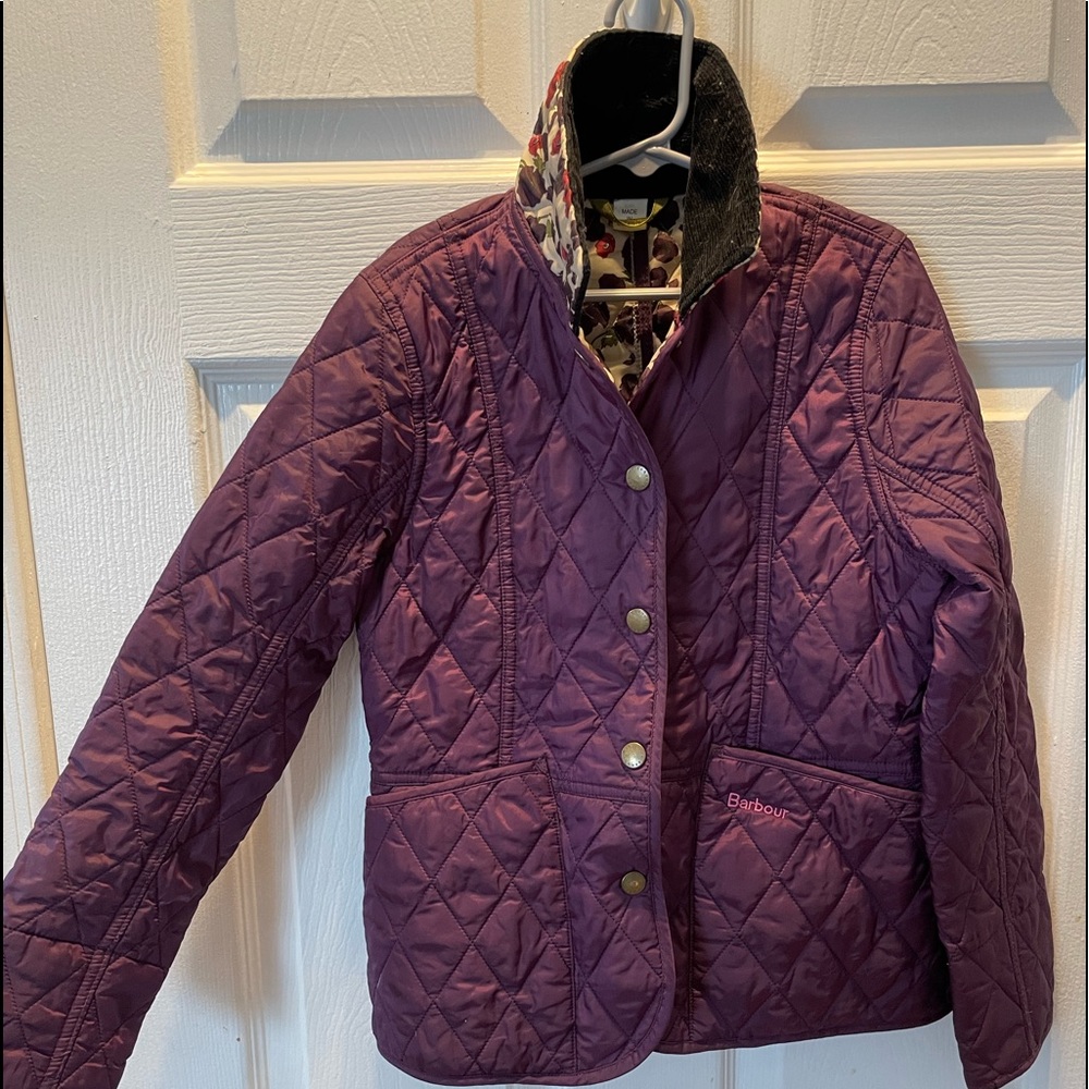 Barbour lidesdale girls quilted jacket